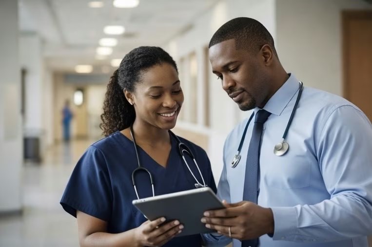 Healthcare professionals at Hearthstone & Co.